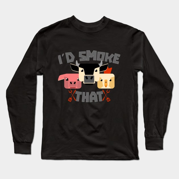 I´d smoke that Long Sleeve T-Shirt by jagama42